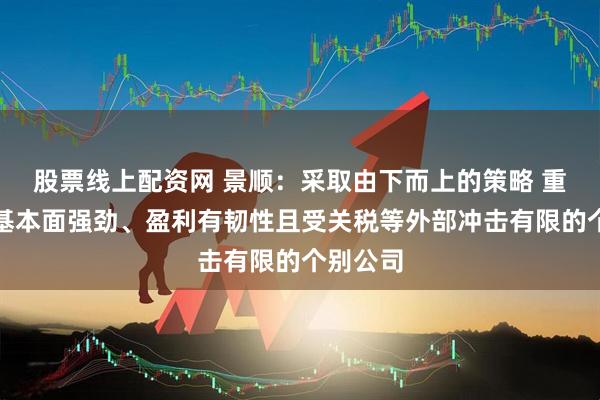 股票线上配资网 景顺：采取由下而上的策略 重点关注基本面强劲、盈利有韧性且受关税等外部冲击有限的个别公司
